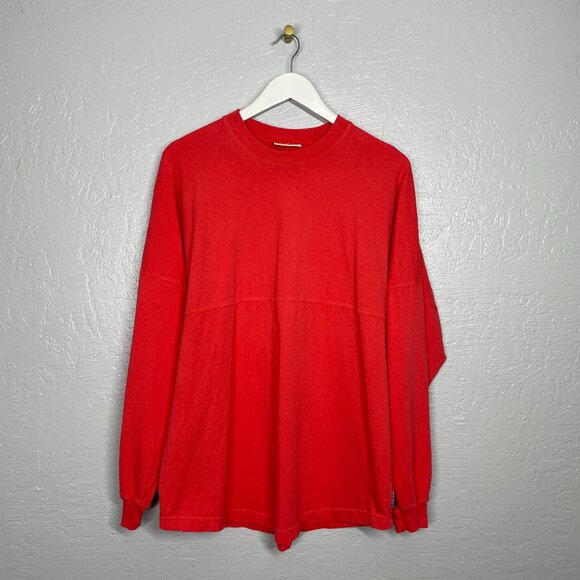 Spirit Jersey Unisex M Orange Red Hanalei Kauai Hawaii Shirt Long Sleeve Cotton - Picture 2 of 10